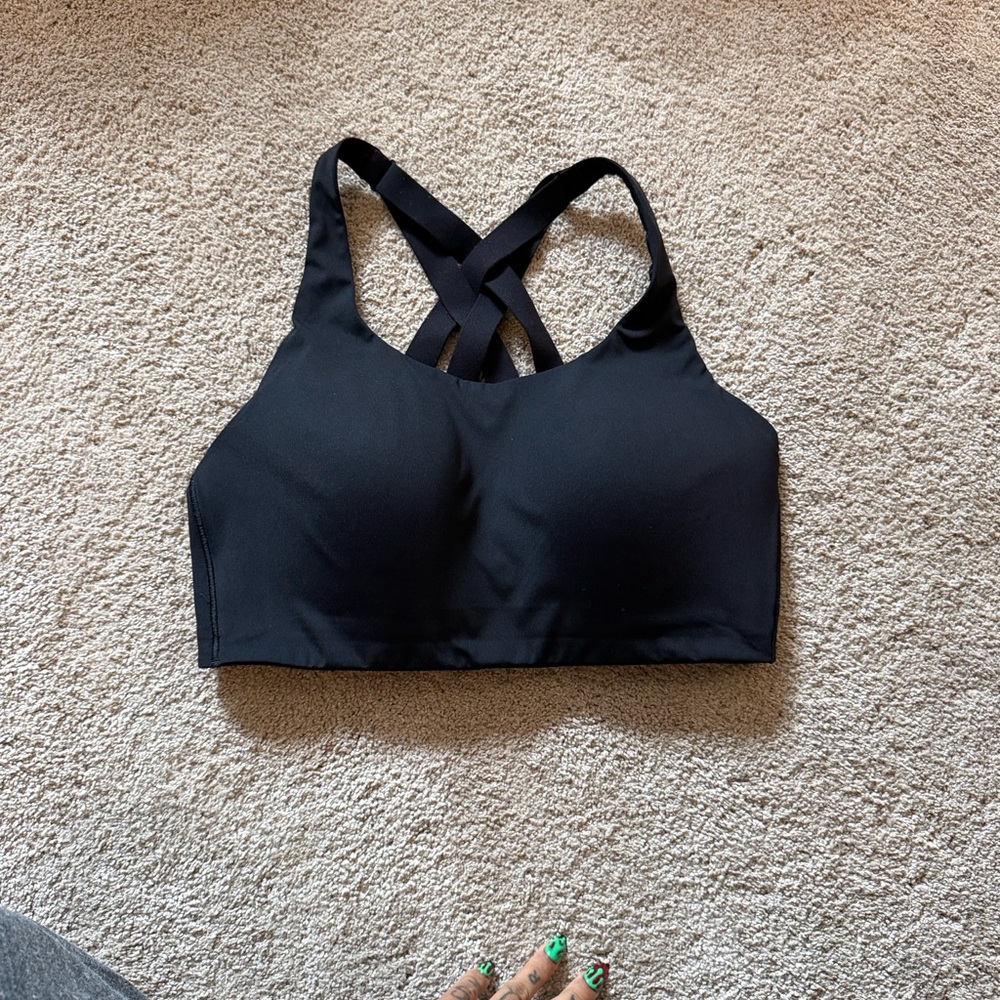 Lululemon Black High Energy Sports Bra 38DD - Picture 3 of 5